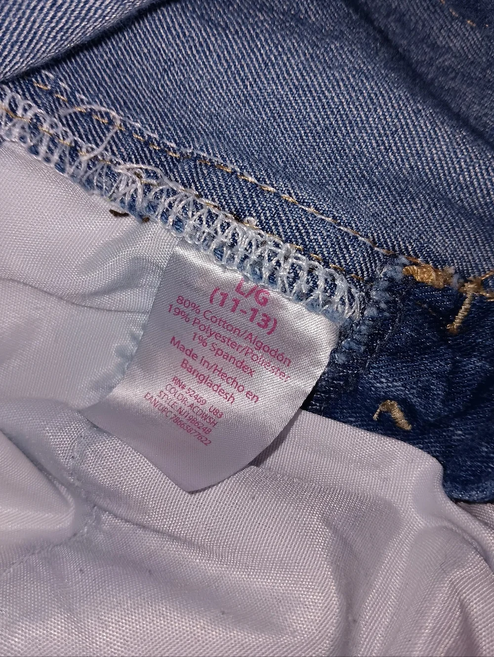 Denim Short Overalls - Blue Women’s Jeans - Picture 4 of 4